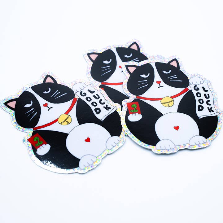 reisundpapier - Wholesale Sticker - Travel and Paper Sticker (Un)lucky Cat1