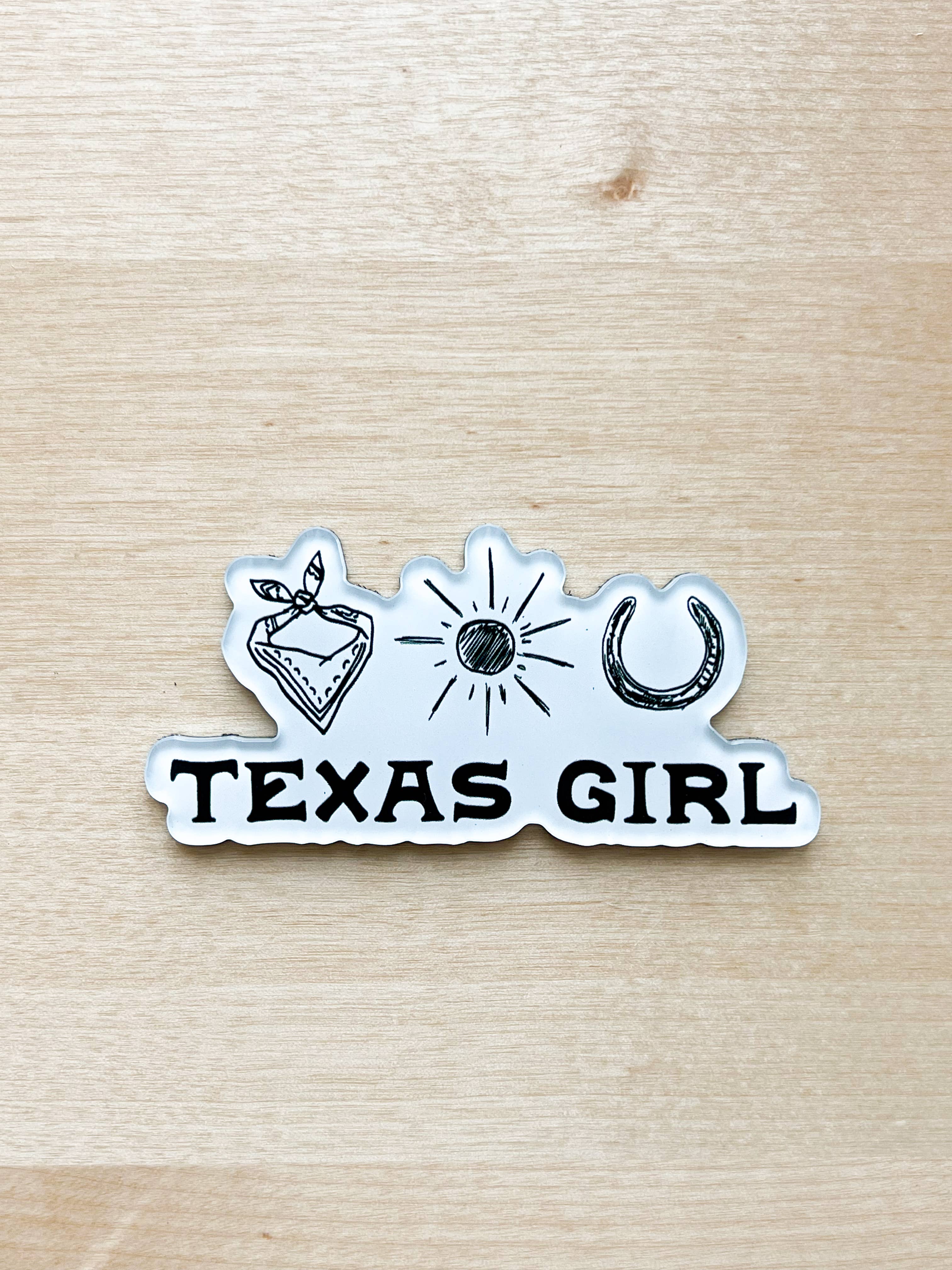 The Sticker Box | Texas Inspired Stickers & Magnets – Großhandel Magnete – Texas Acrylmagnet – Beliebtes Souvenir und Geschenk2