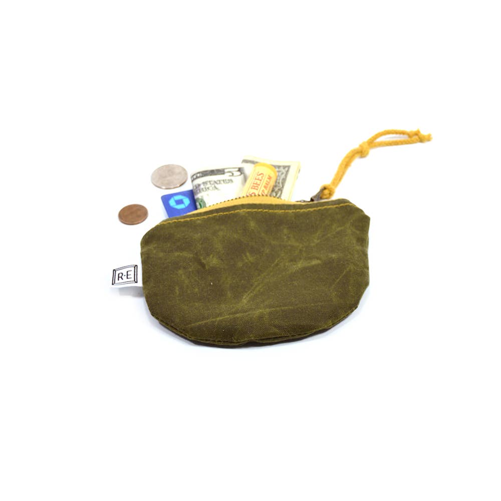 Rachel Elise Studio - Wholesale Coin Purse - Women's - Coin Purse - Waxed Canvas // Vegan Coin Pouch3