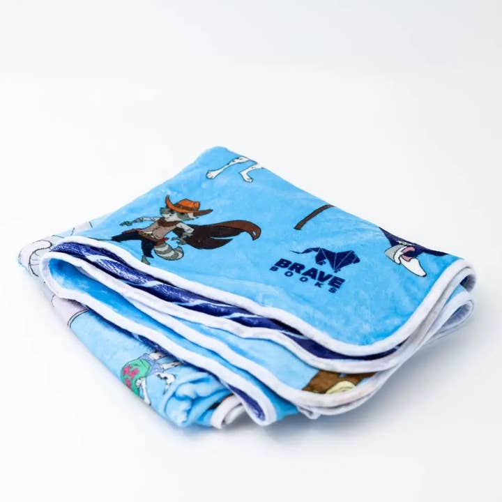 Brave Animal Blanket for wholesale by BRAVE Books