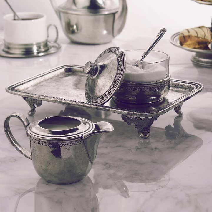 Arte Italica & Crown Linen Designs - Wholesale Creamer - Anna Caffe Creamer3