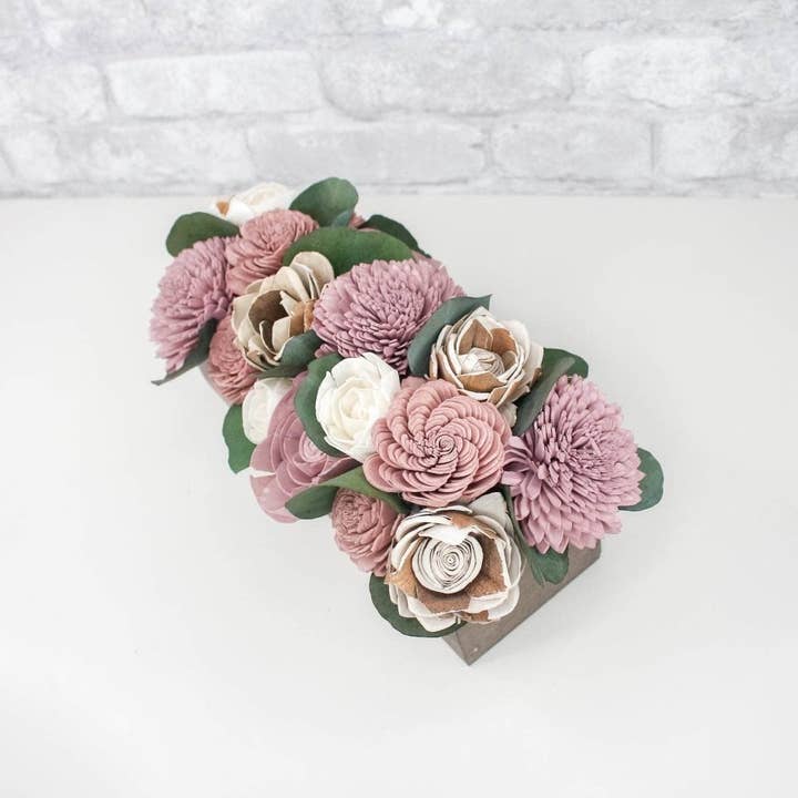 Sola Wood Flowers - Wholesale Dried/Pressed Flowers - Preserved Silver Dollar Eucalyptus - Green8