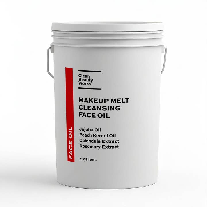 Makeup Melt Cleansing Face Oil, Jojoba & Peach Kernel Oil for wholesale by Clean Beauty Works.