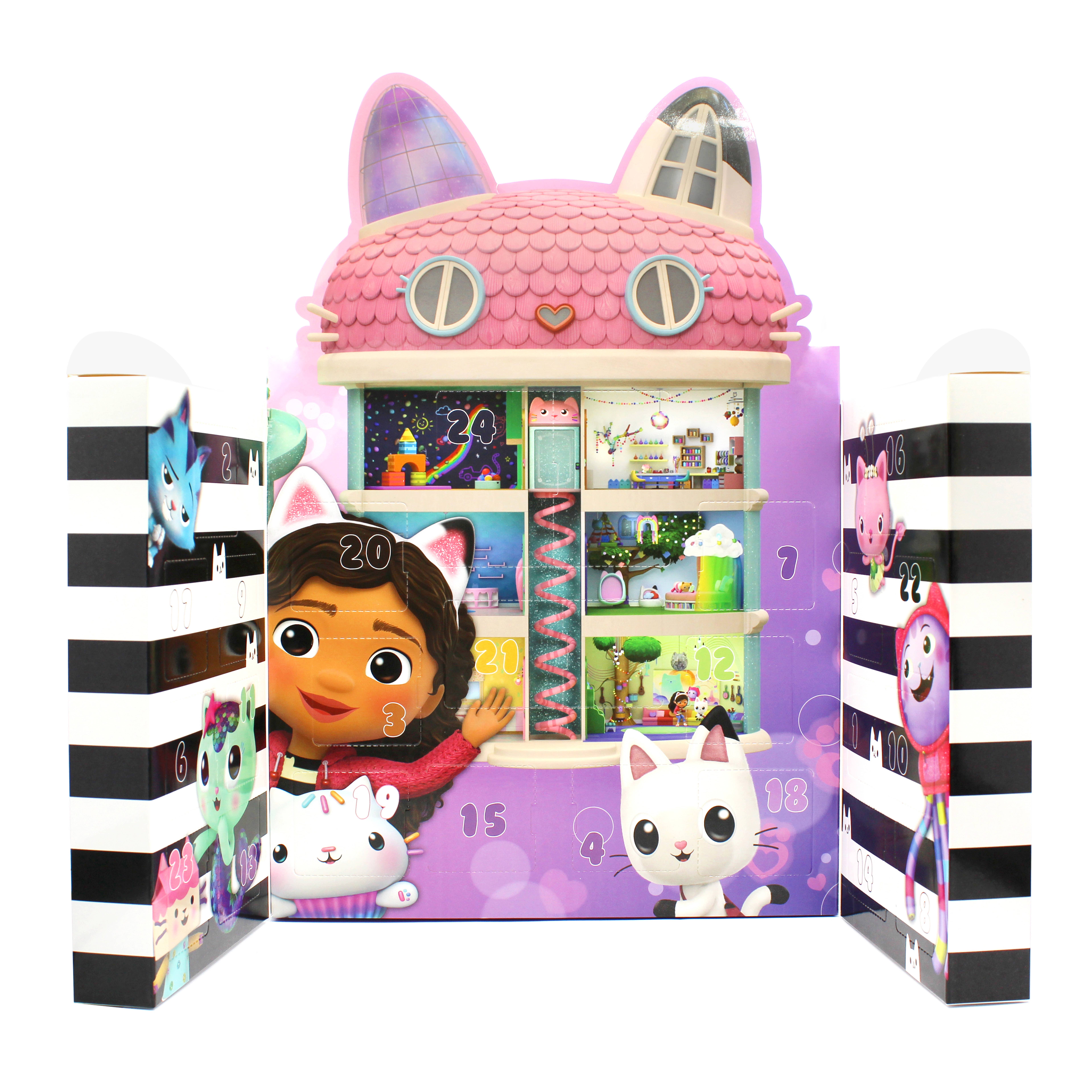 Joy Toy – wholesale Adventskalender – Gabby's Dollhouse adventskalender med smycken och håraccessoarer1