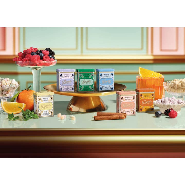 Pastiglie Leone srl - Wholesale Retailer Display - Food & Drink - Expo 24 cans “Classic” Tablets - Leone candies1