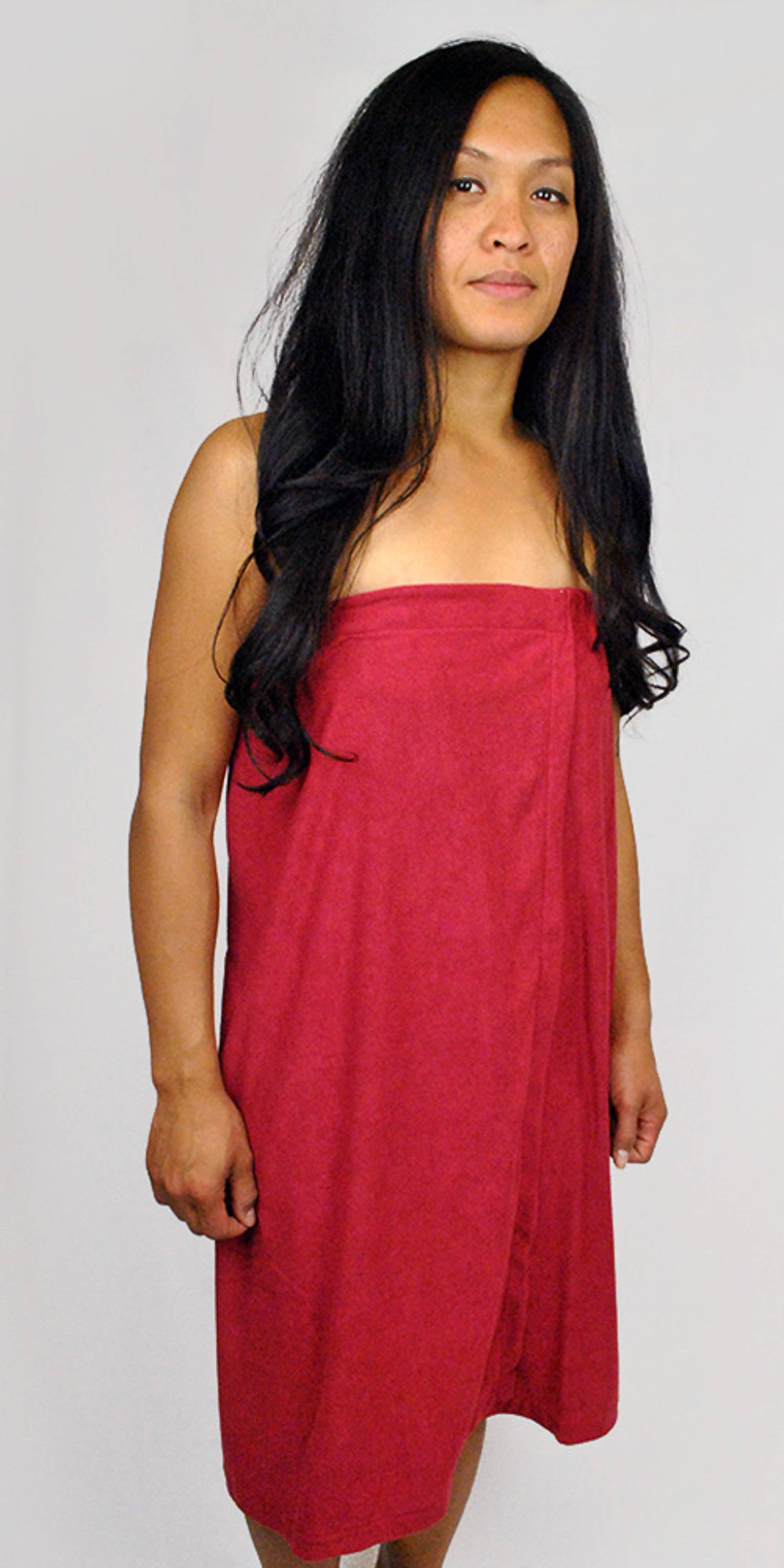 Welcome Home Unbeatable Deals - Wholesale Bath Towel - Women's Ruby Shower Rap3