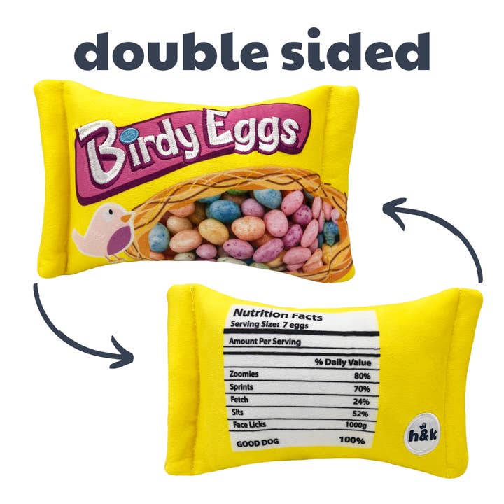 Birdy Eggs Dog Toy for wholesale by Huxley & Kent