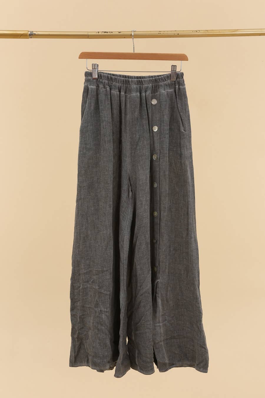 LÉA & LUC - Wholesale Pants - Women's - Trousers in 50% cotton 50% linen REF. 800710