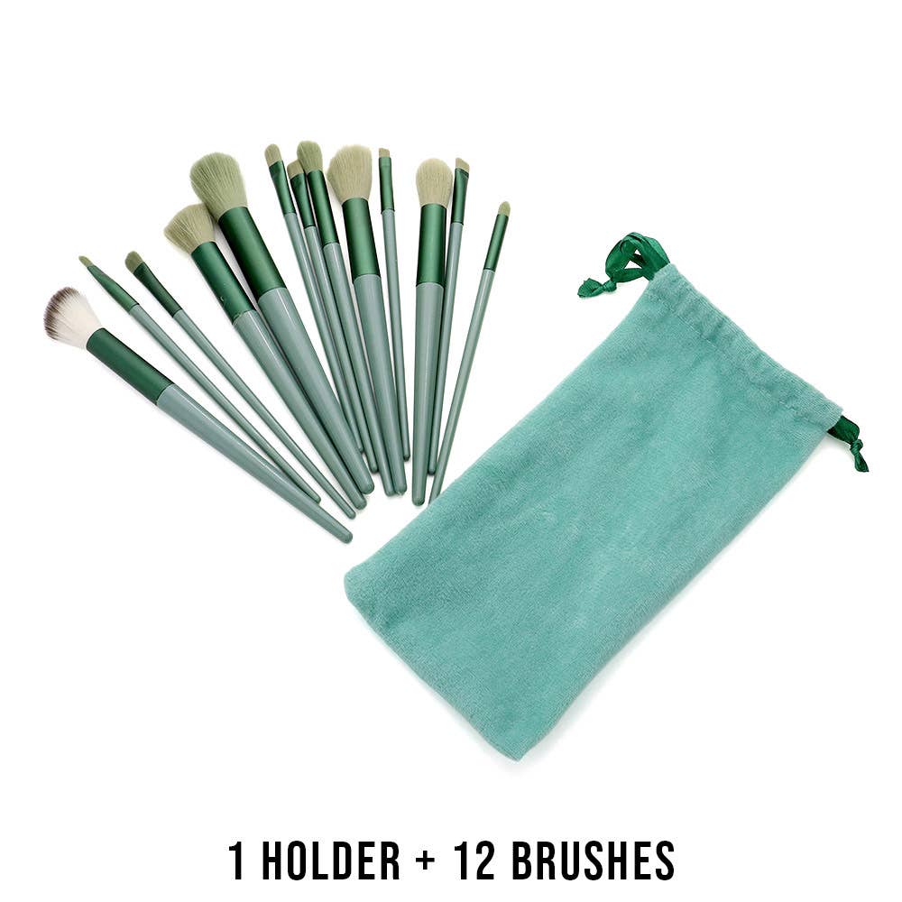 Sensibling Corp. – conjunto de escovas de maquilhagem por atacado – Conjunto de Pincéis de Maquilhagem Brilhantes - 13 Peças9