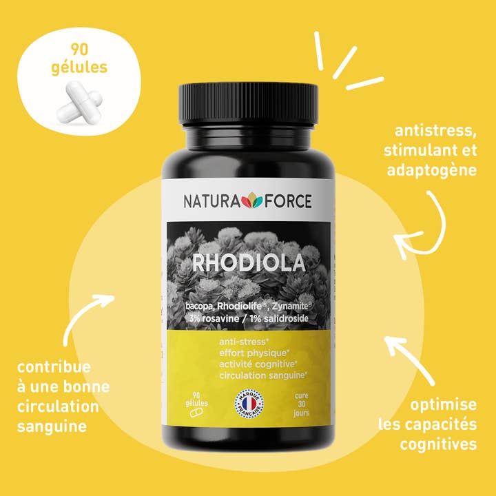 Natura Force - Wholesale Oral Supplement/Vitamin - Rhodiola - 90 capsules