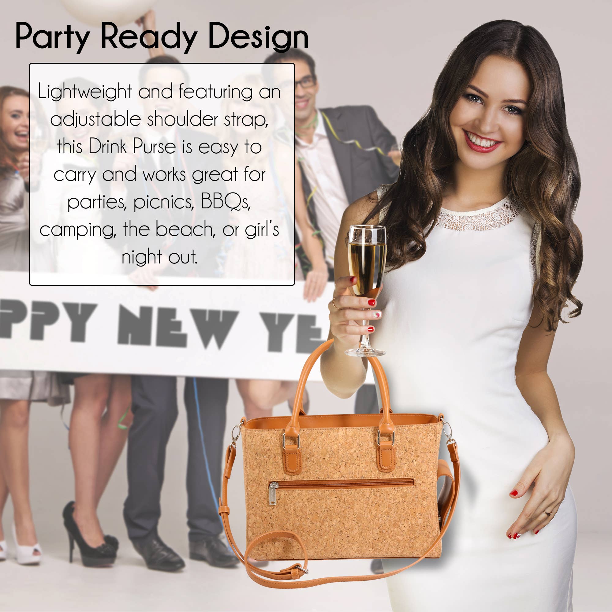 Primeware Inc. - Wholesale Wine Tote - Drink Purse | Insulated Wine Dispenser Classic Design12