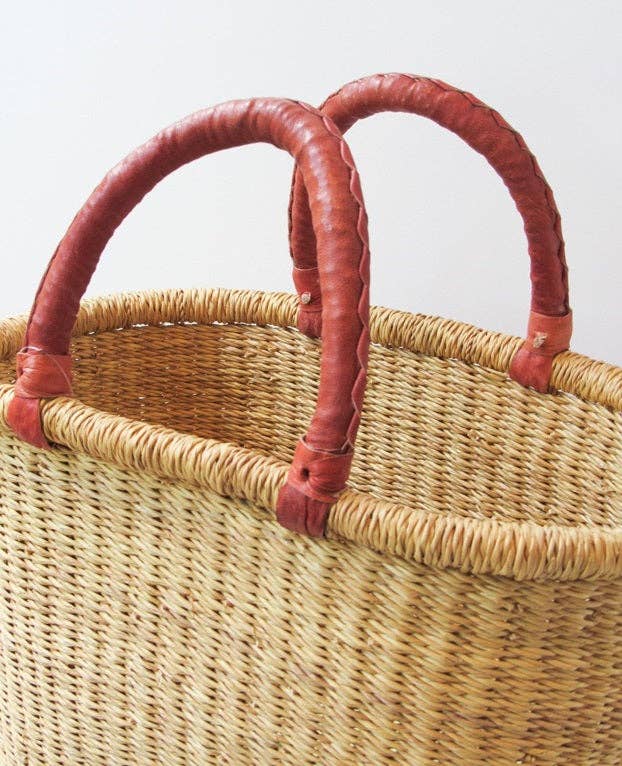 The African Home Goods - Wholesale Basket - African Basket | Oval Bolga Ghana Basket Dye Free3