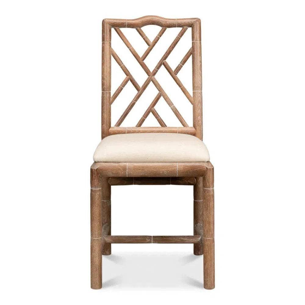 LOOMLAN – wholesale Chair – Brighton Bamboo Leather Dining Chair 2PC45