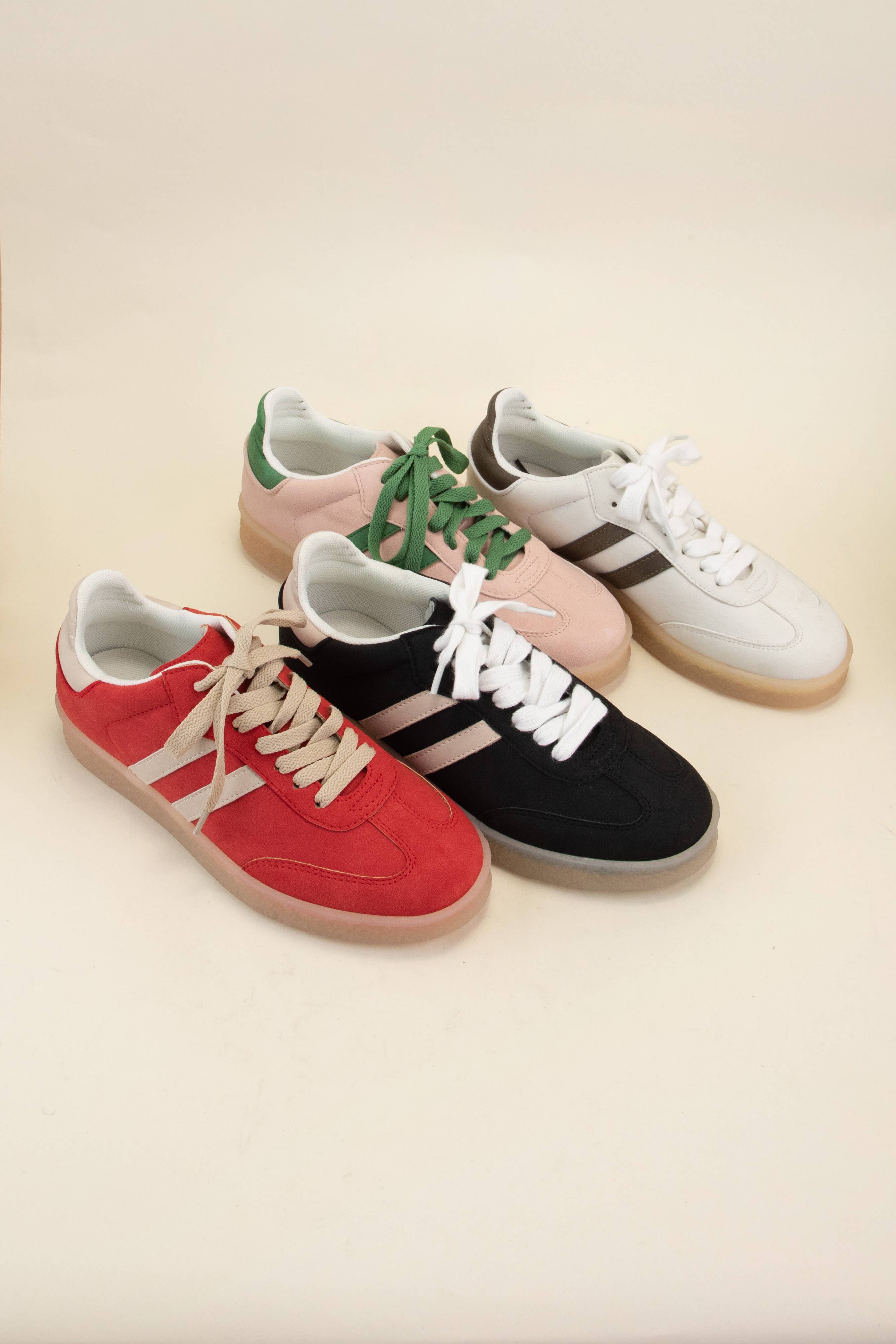 CCOCCI – Engroshandel Lifestyle sneaker - Dame – UGETILBUD CHRISTI DOBBELT STRIBET DESIGN SNEAKERS3