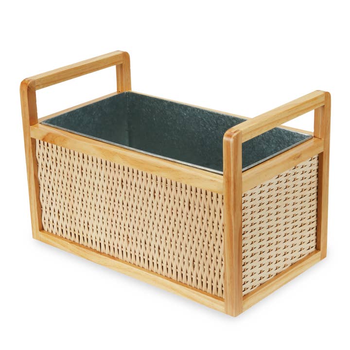 Twine - Wholesale Party Tub - Rattan & Wood Beverage Tub