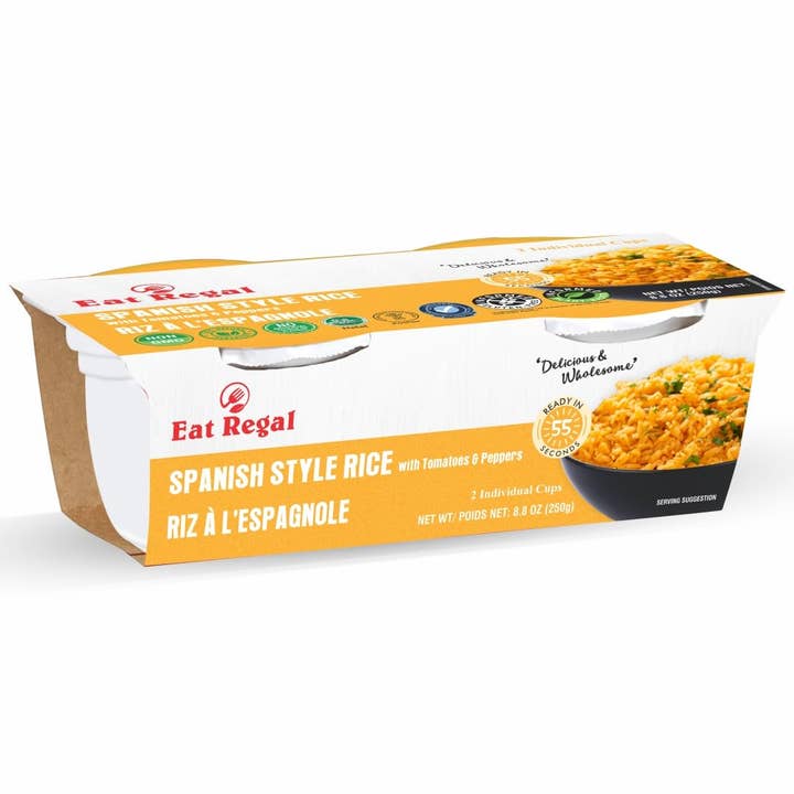 Eat Regal Spanish Style Rice Cups, 8.8 Ounce for wholesale by Regal Kitchen Foods
