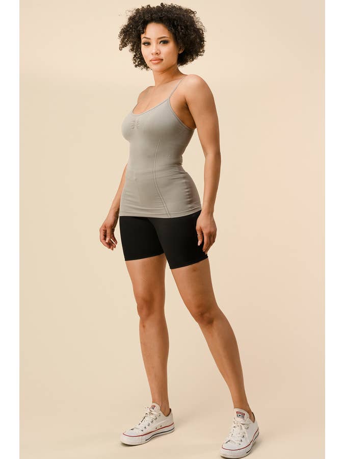 Amerikan Basics - Wholesale Camisole - Women's - Shelf Bra Seamless Camisole 10