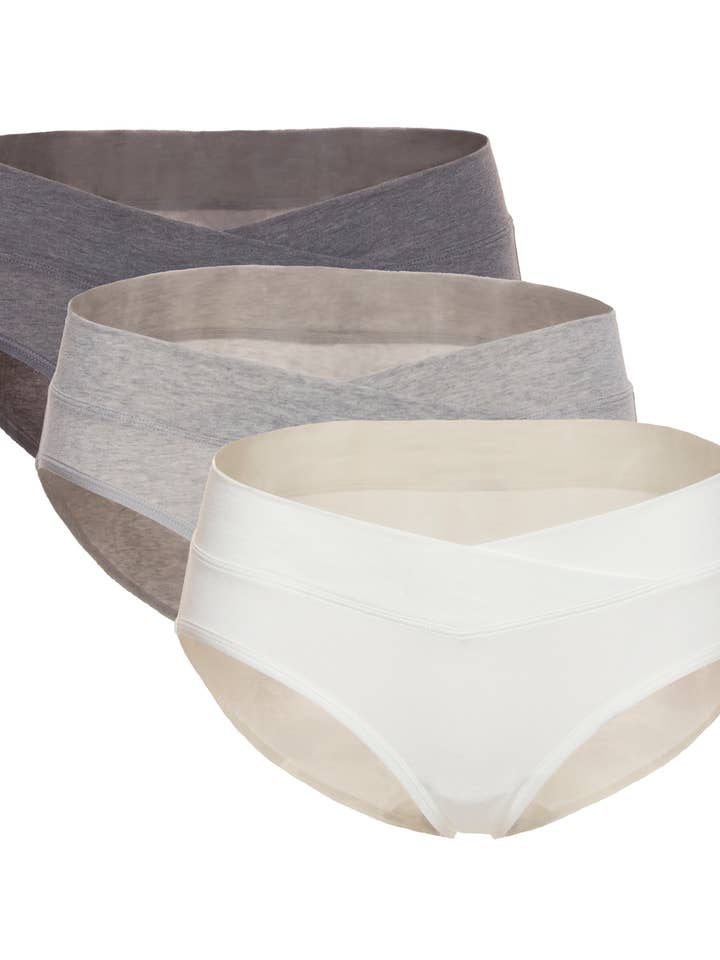 Organic Cotton Maternity Hipster Panty 3-Pack for wholesale by Felina