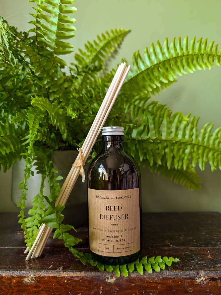Honey Reed Diffuser for wholesale by Banksia Botanicals