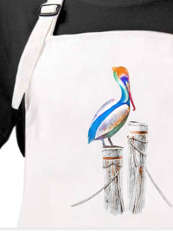 Pelican Post Apron for wholesale by M Design Studio Gifts