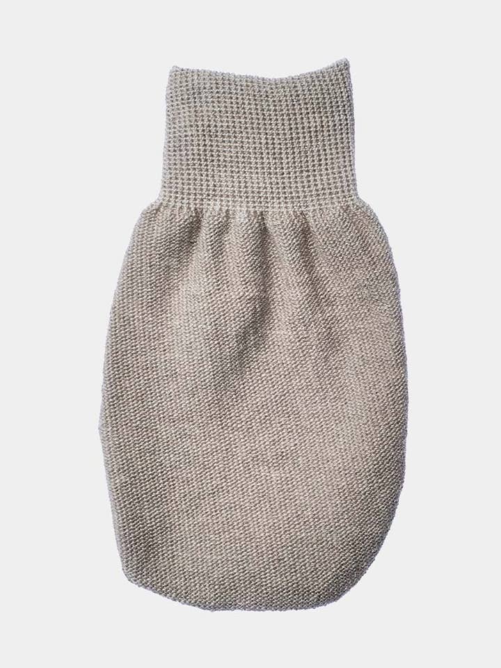 Rimita washandschoen Eco van biologisch linnen en katoen voor wholesale door Rimita Green