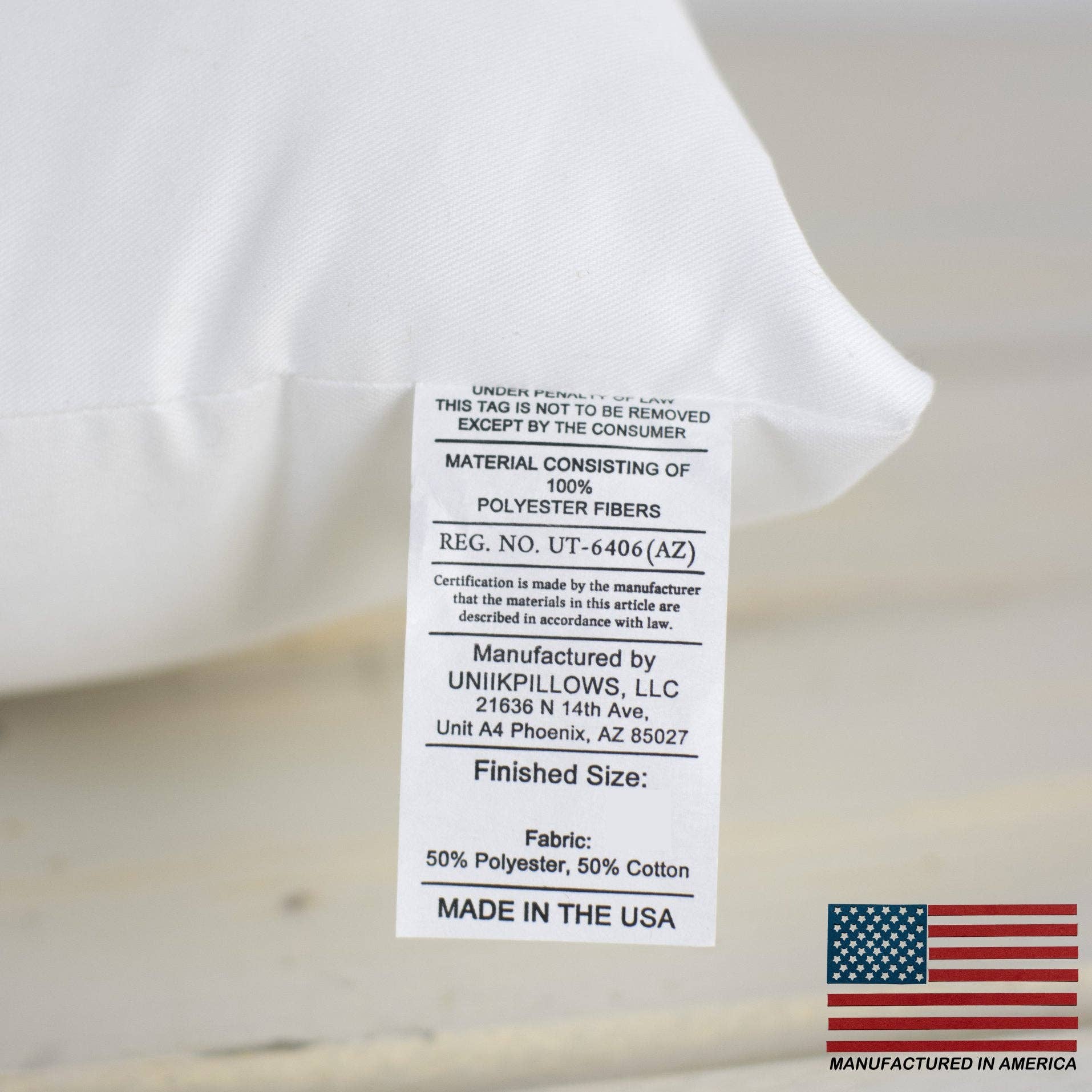 UniikPillows – wholesale Pillow insert – 23x23 | Synthetic Down Alternate Indoor Outdoor Hypoallergenic Pillow Insert | Premium Insert | Luxury Insert | Square Pillow Insert | Pillow Form7