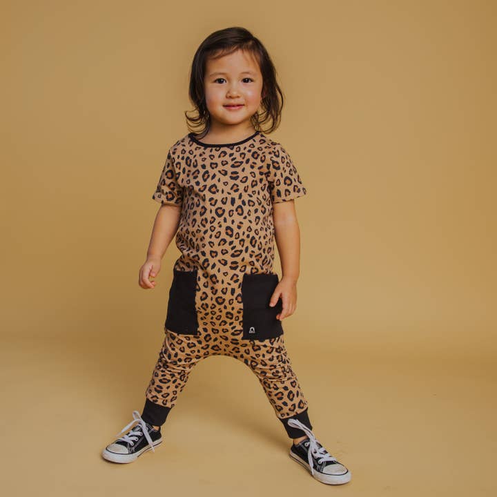 RAGS - Wholesale Romper - Kids - Rag Romper - Leopard