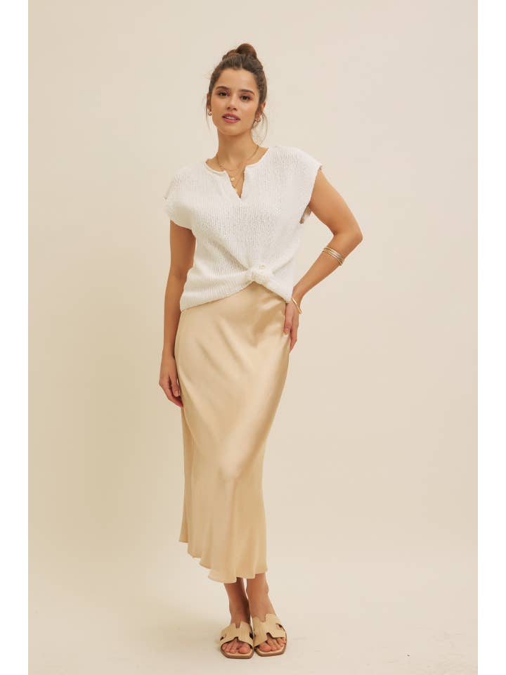 in february - Wholesale Skirt - Women's - HIGH QUALITY THICK SILKY SATIN BIAS CUT MAXI SKIRT