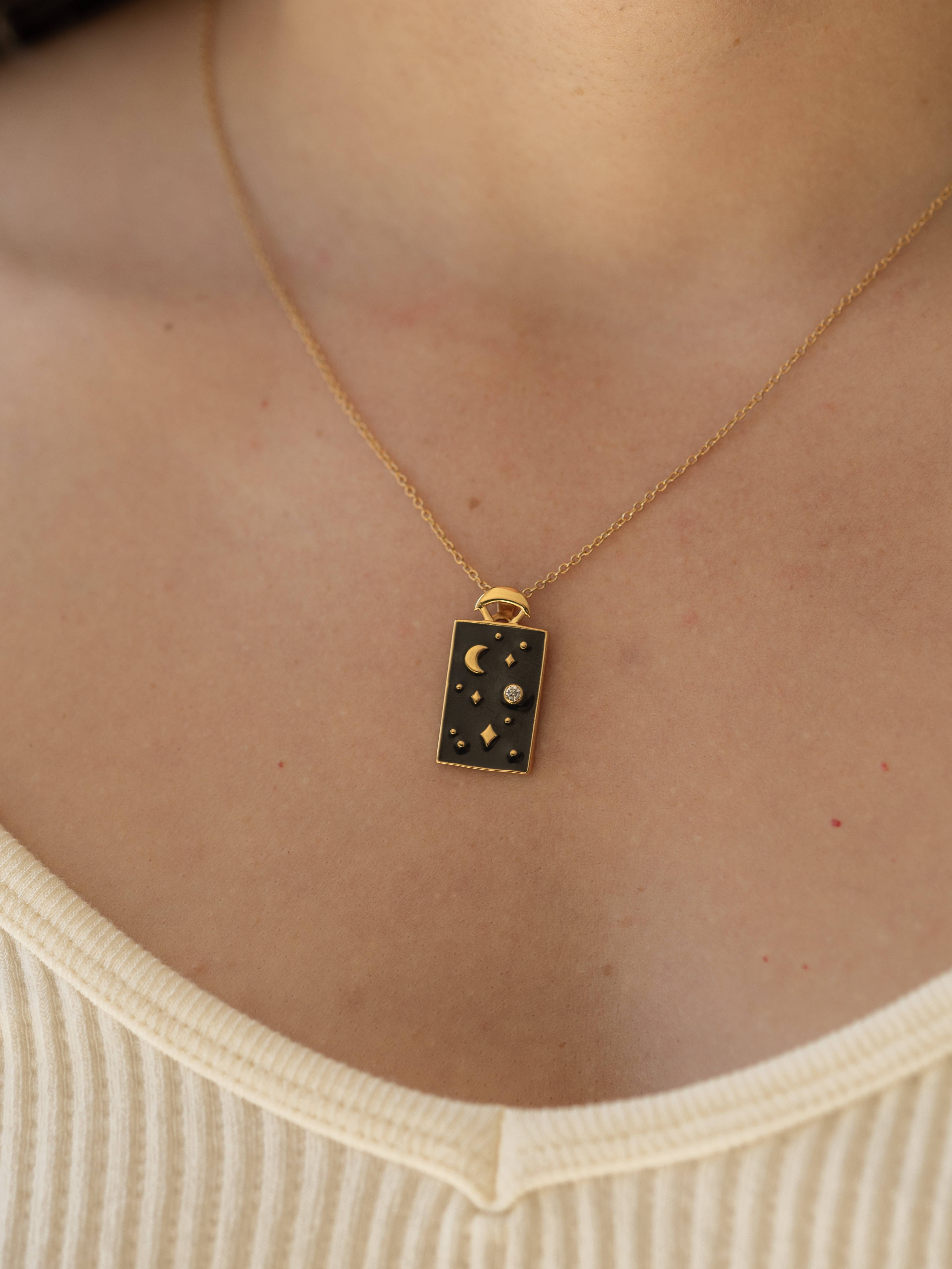 The Land of Salt - Vendita all'ingrosso Collana con ciondolo/pendaglio - Collana Big Sky Medallion in oro6