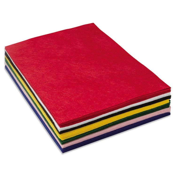 Everyday Supply Co - Wholesale Craft Supplies - Felt Sheet Pack, 9x12", Assorted Colors, 30 Sheets0