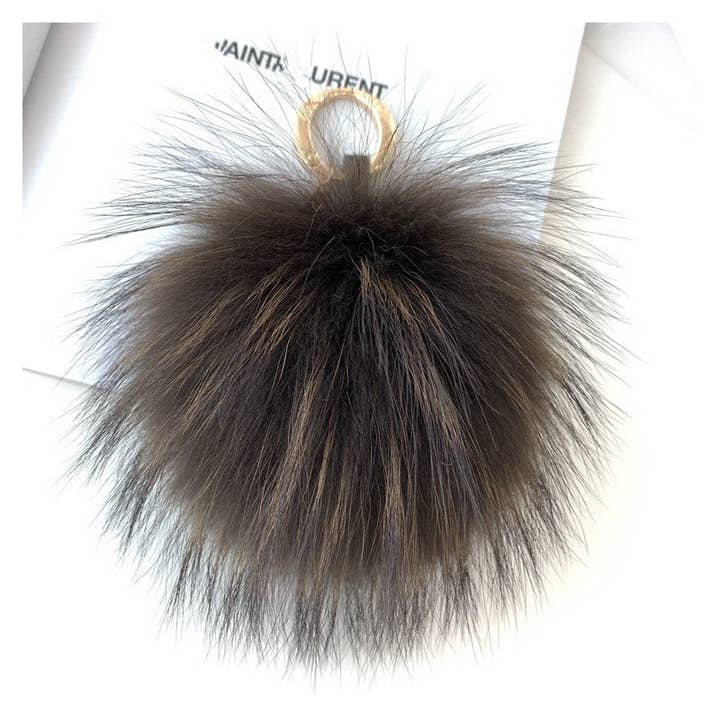 FurDecoration - Wholesale Keychain - Women's - 15CM Jumbo Pom Pom Plush Keychain
