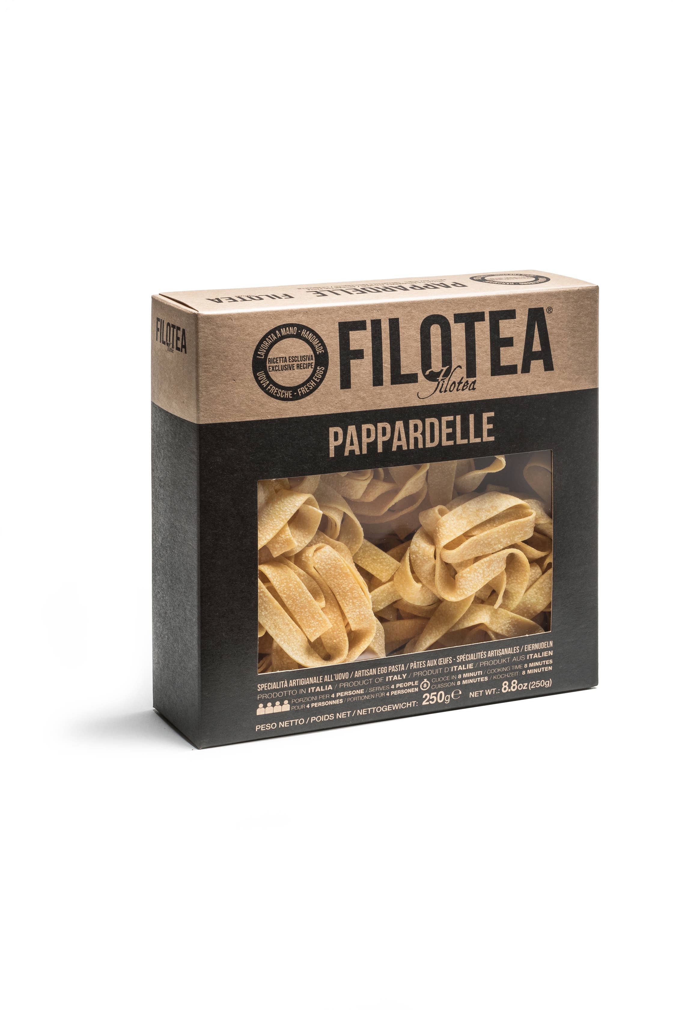 Filotea - Wholesale Pasta - Filotea • Matassine Pappardelle Nest Artisan Egg Pasta 250g