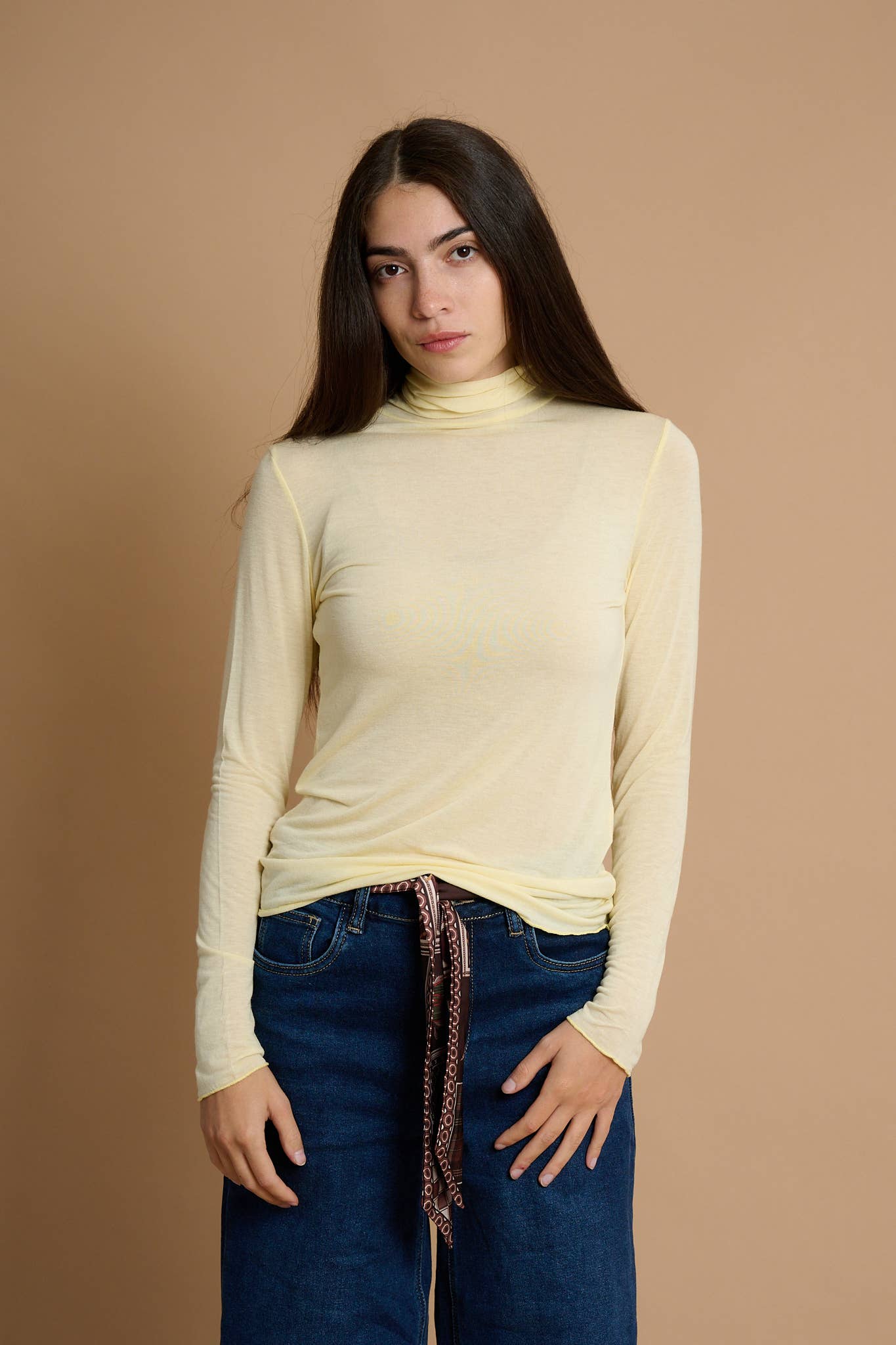 AMELÉ - Wholesale Knit Top - Women's - Turtleneck cashmere sweater6