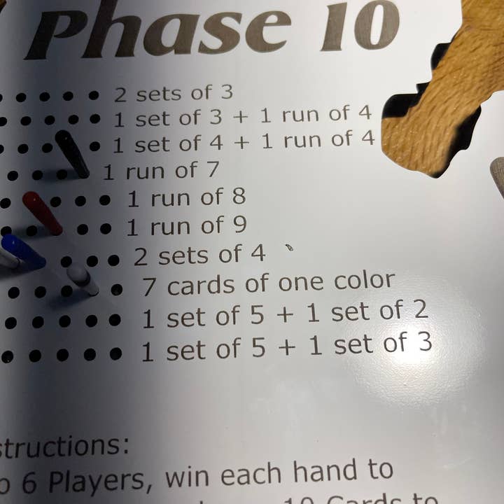 Michigan Proud Gifts - Wholesale Board Game - Michigan Shaped Phase Ten Game Board1
