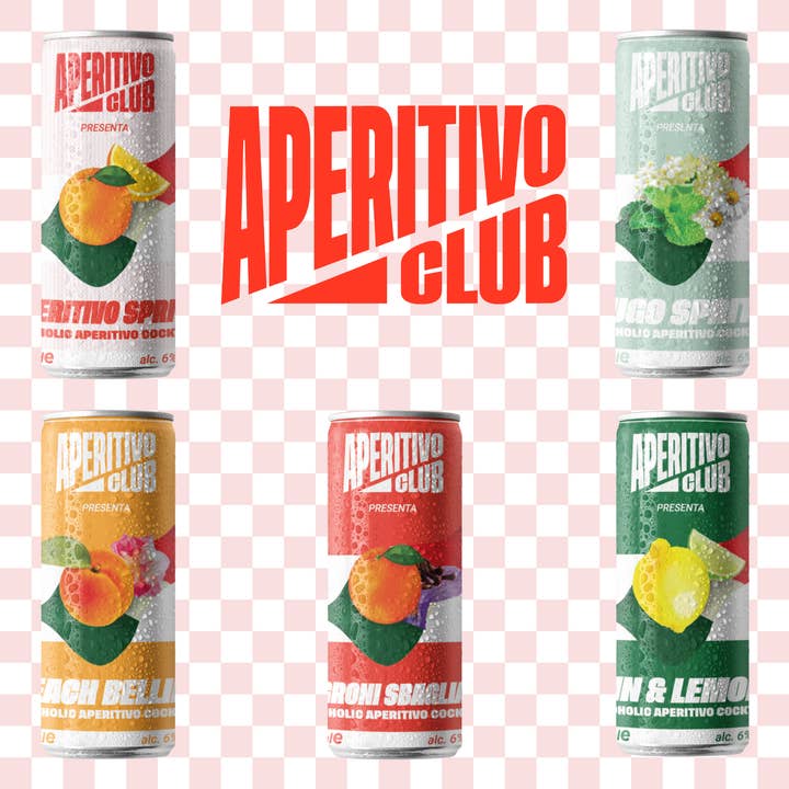 Aperitivo Club – wholesale Cocktail mix/syrup – Aperitivo Spritz Cocktail Taster Pack | 5 Flavours | Samples