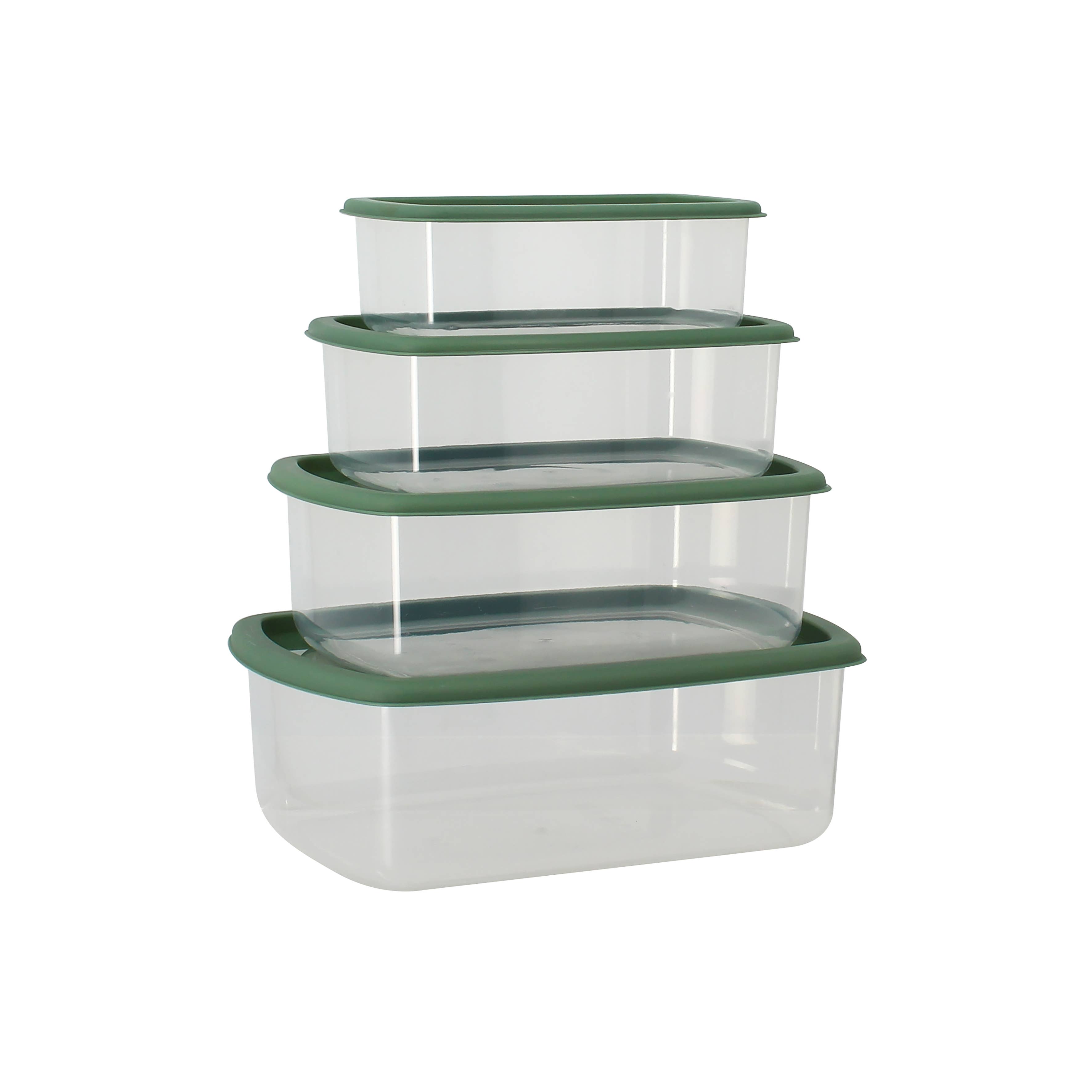 Menastyl - Wholesale Food Storage Container - Set of 4 plastic storage boxes