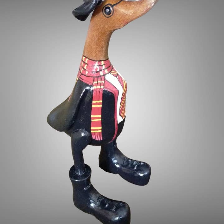 Batik Indah - Wholesale Decorative Tabletop Object - Bamboo duck, Harry Potter, wood ornament made in Bali 25cm