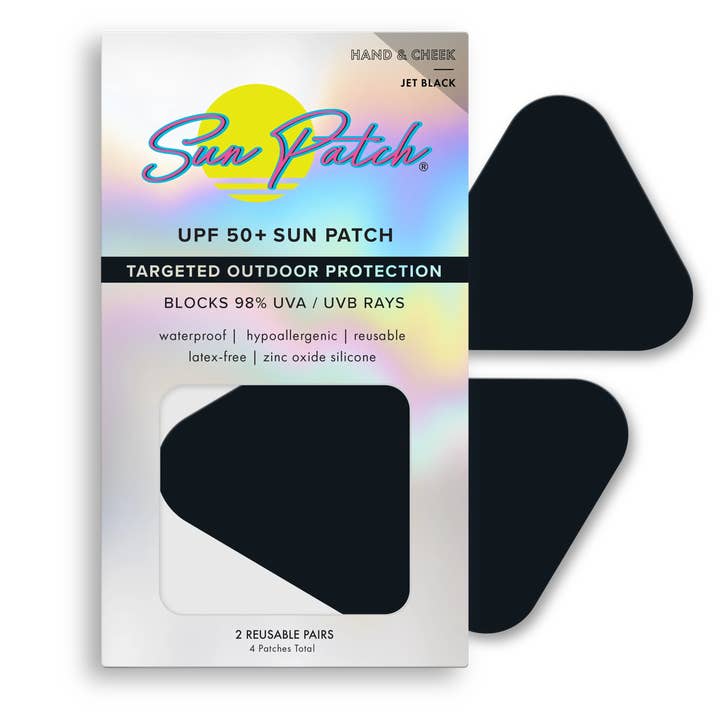 Hand + Cheek UV Protection Jet Black for wholesale by Sun Patch