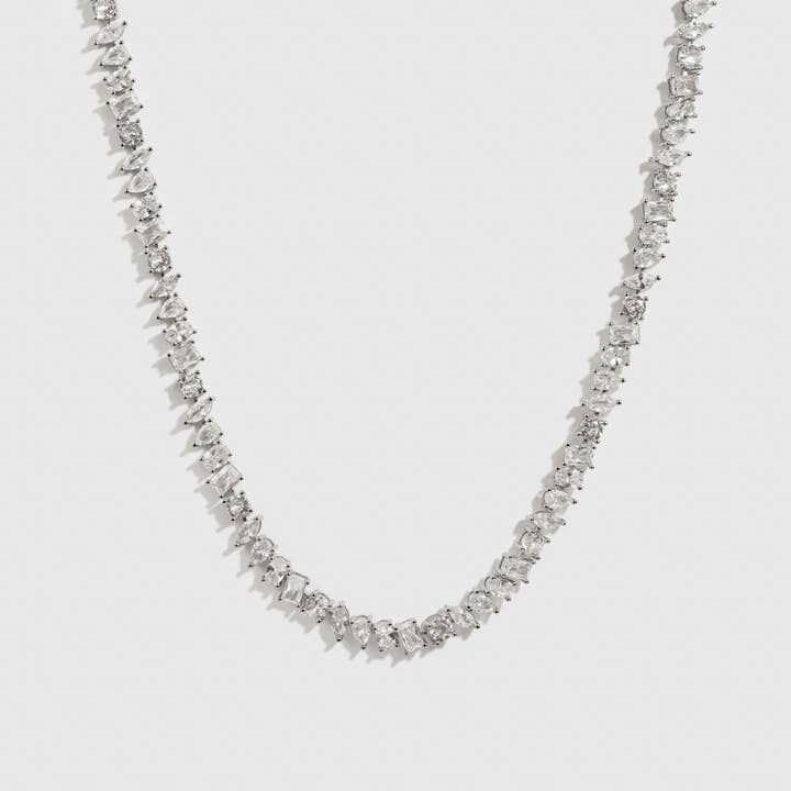 Tennis Multi-Cut Halskæde for engroshandel hos DRAE COLLECTION