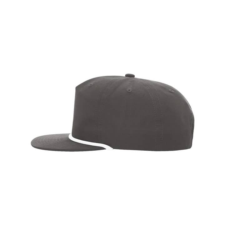 Total Apparel - Wholesale Flat Brim Cap - Unisex - Richardson Umpqua Snapback Five-Panel Rope Cap | Hat 2566