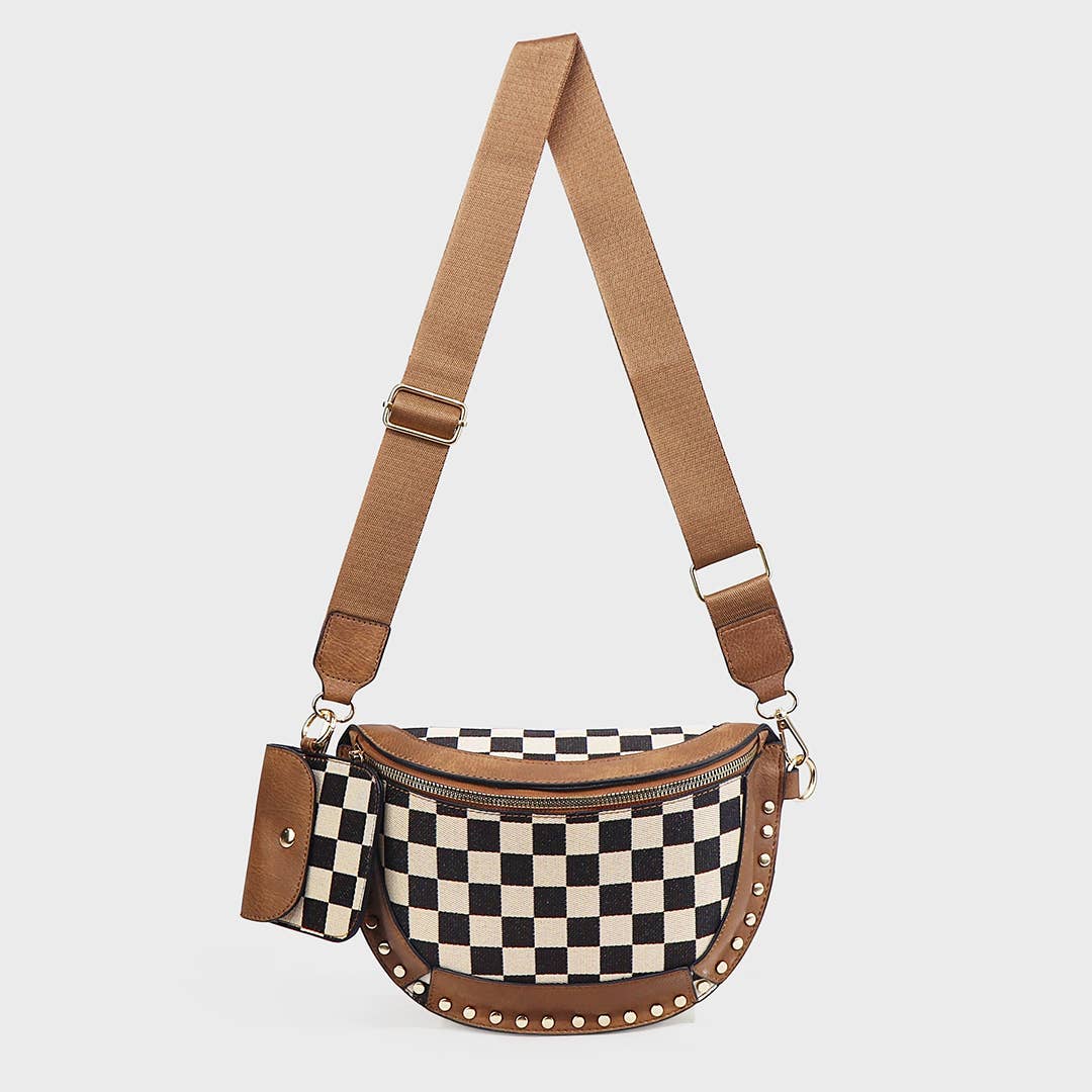 UNISHE – wholesale Crossbody bag – Women's – Checkerboard Classic Chest Crossbody Shoulder Bag ZK35641