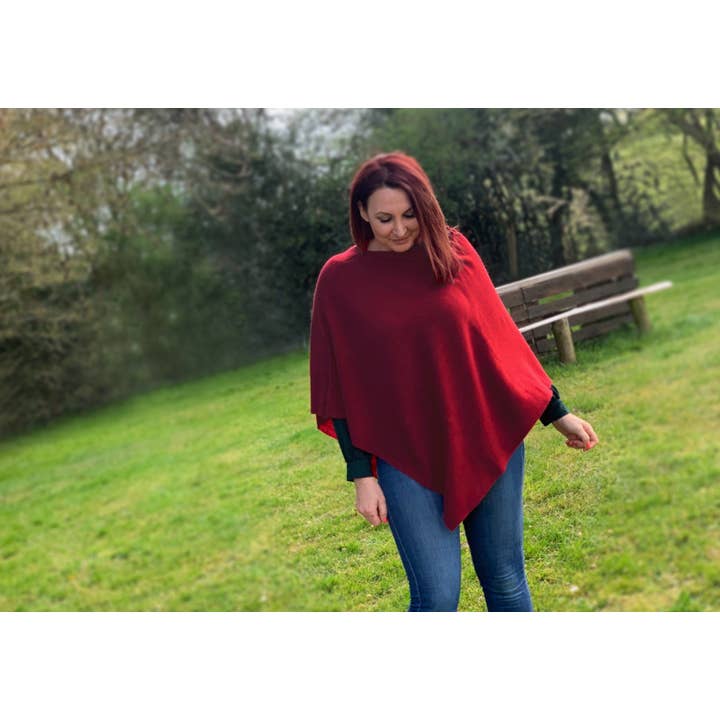 Creatico - Wholesale Poncho – Women's - House of Conti Firenze Cashmere Blend Italian Poncho Large46