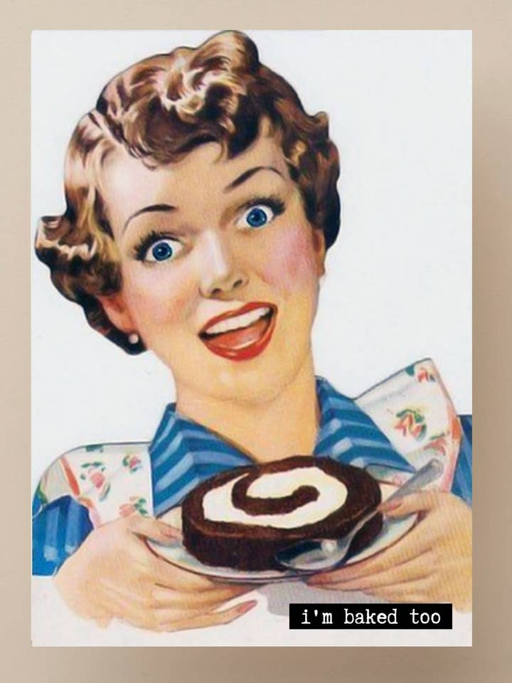 Biglietto divertente per marijuana I'm Baked Too Stoner Burnout MCM per la vendita all'ingrosso da parte di TwistedGoods