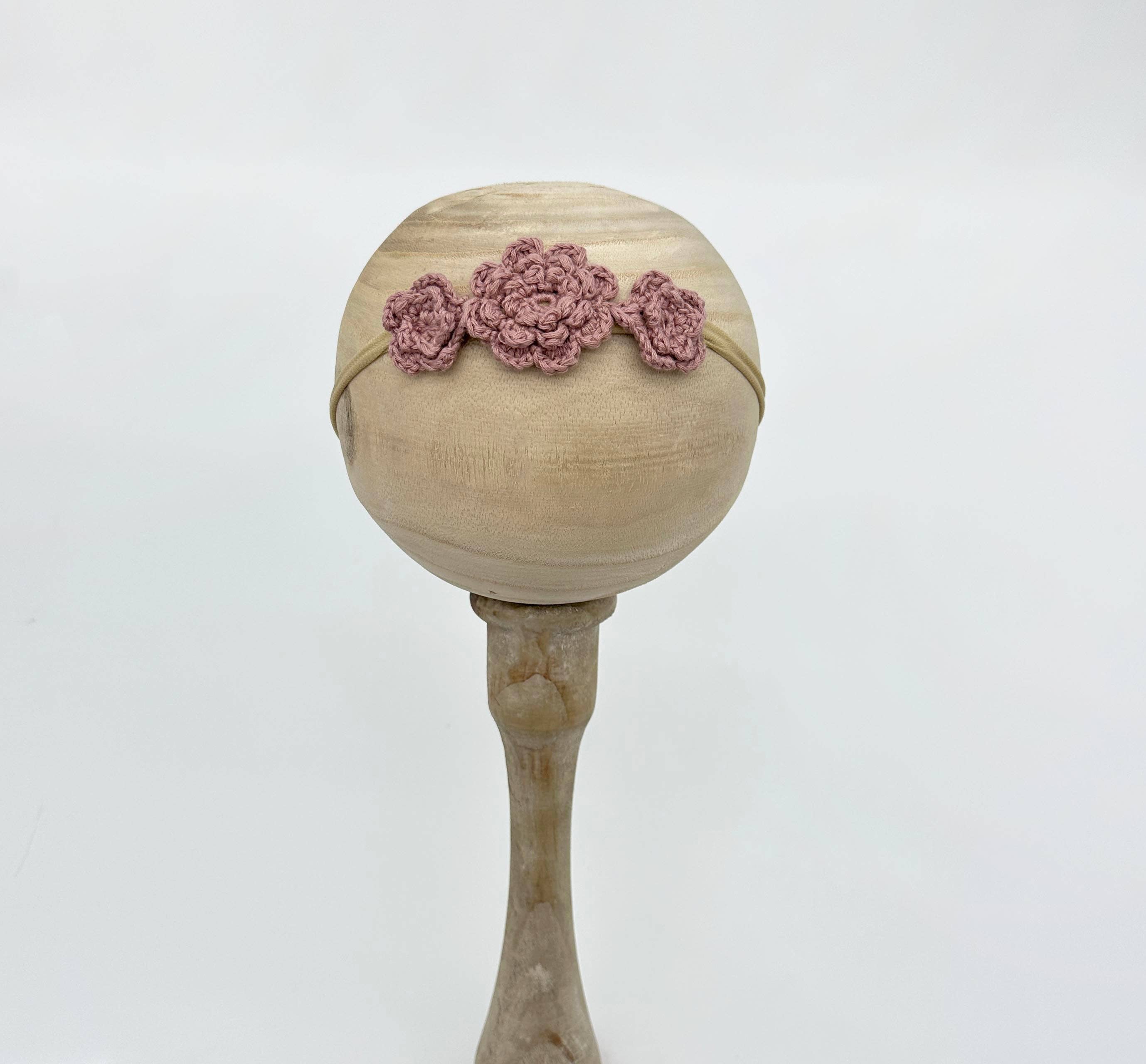 OLIVE & CRADLE - Wholesale Fashion Headband - Baby - Crochet Flower Headband10