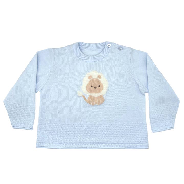 Baby Lion Lättstickad tröja för wholesale av Petit Ami & Zubels