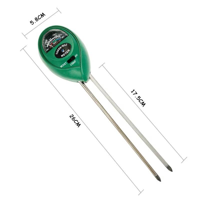 VIGOR - Wholesale Garden Tool - Soil Moisture Meter, Upgraded Stainless Steel Probe Soil pH10