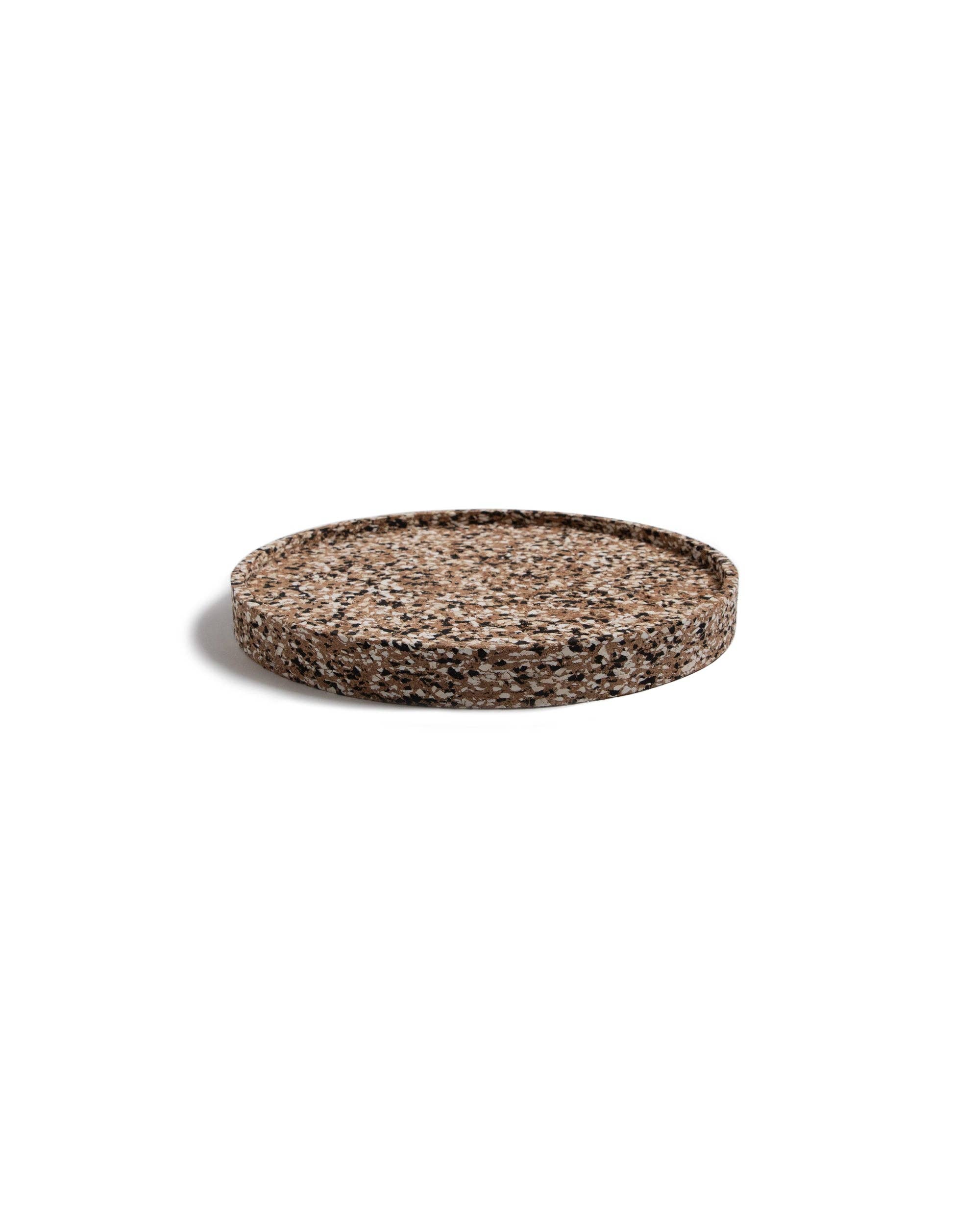 TRASHY GOODS - Wholesale Serving Tray - 12" Tray Chic | Cork Terrazzo2