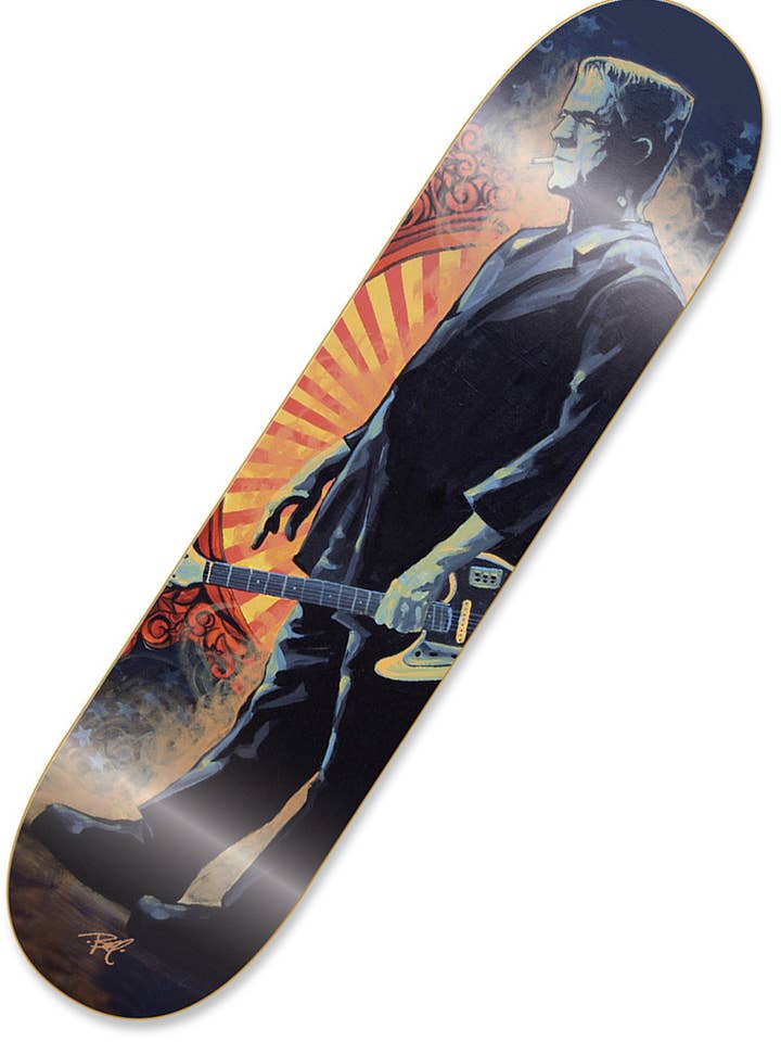 Franky Was A Rocker - Skate Deck for wholesale by Black Market Art