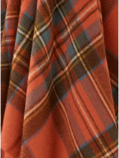 Bronte Moon - Wholesale Throw Blanket - Antique Royal Stewart, Merino Lambswool Throw/Blanket3