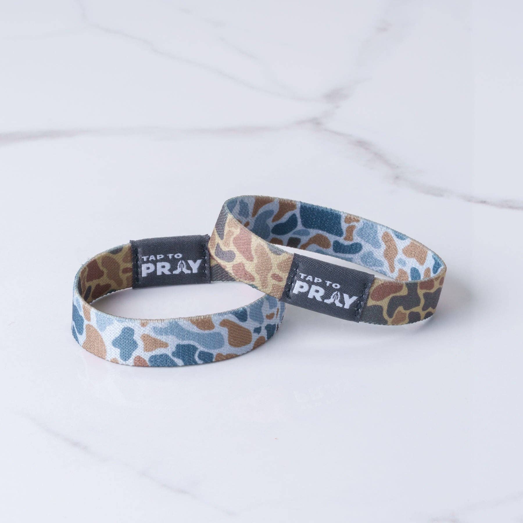 Versible - Wholesale Wristband - Tap To Pray® Wristband – River Rock Camo - Sahara and Copper1